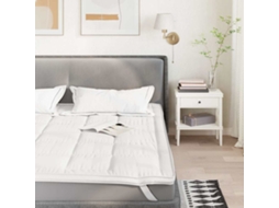 Vidaxl Protetor De Colchão 120x200 Cm Branco