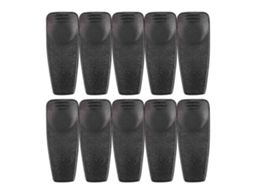 Conjunto de 10 presilhas de cinto robustas para rádio, compatíveis com rádios bidirecionais Motorola GP328/GP338/GP380/GP340 e HT750-Aquaforge.