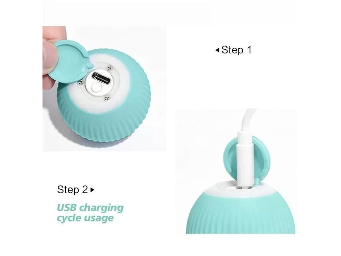 2026 brinquedo para Gatos Power Ball 2.0: Bola Automática Inteligente com Modos de Jogo e Bateria Duradoura 4.3cm