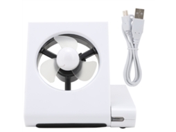 Mini Ventilador Usb 2.0 Hub 3 Portas Resfriamento De Laptop Expansão De Interface Usb