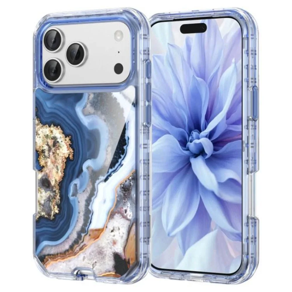 (tipo B, Iphone 15 Plus) Capa De Celular Elegante Com Estampa De Mármore, Capa Protetora Resistente A Quedas De Nível Militar.
