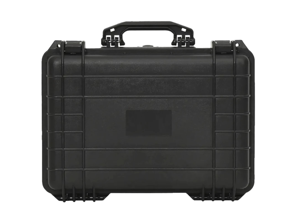 Estojo Portátil, Resistente A Impactos, Design Compacto, Preto
