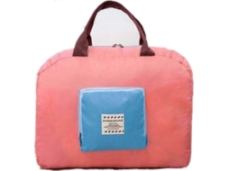 1 Bolsa de Viagem Dobrável para Voo, Leve, para Bagagem, Bolsa Tote, Impermeável, para Armazenamento GOKOCO (rosa)