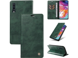Capa Para Samsung Galaxy A70, Capa Carteira Flip Em Couro Pu Resistente A Impactos À Prova De Choque Porta Cartões