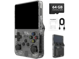 Console de Jogos Portátil R36max VONKELIOS com 128 Gb, Tela Hd 4 Polegadas, 22.000 Jogos