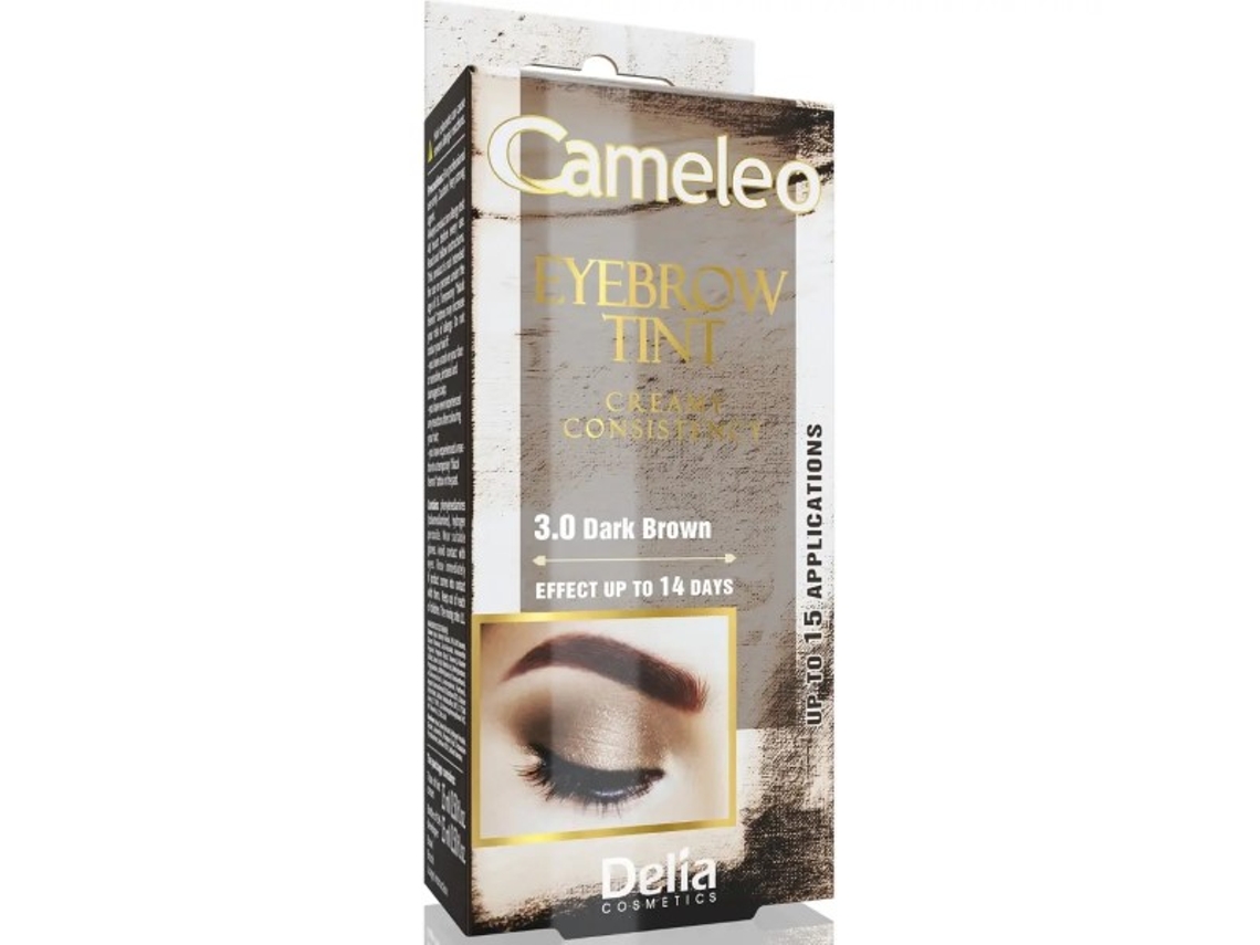 DELIA CAMELEO EYEBROW TINT 3.0 DARK BROWN 15ML