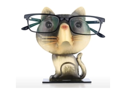 Portaóculos De Metal Em Forma De Gato Para Exibir E Guardar Lentes, Presente Ideal Original 2025