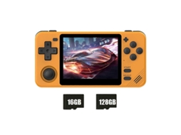 Console de jogos portátil RGB10X com tela IPS de 3,5 polegadas e 16 GB de RAM, Slowmoose
