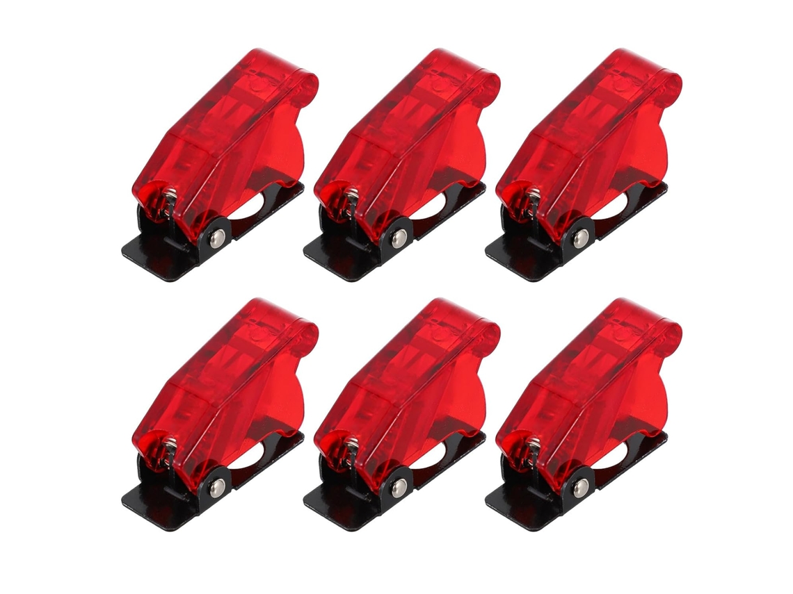 Conjunto De 6 Capas Protetoras Impermeáveis Em Plástico E Ferro Para Interruptores.