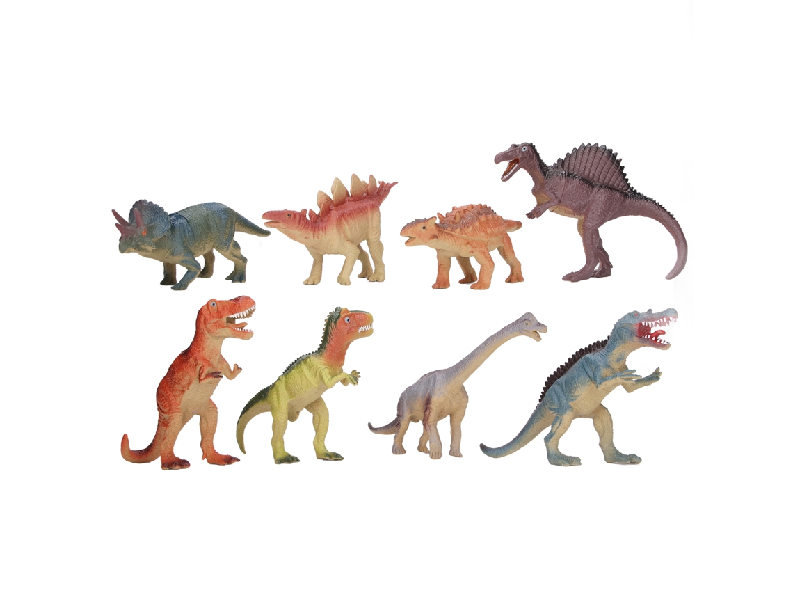 Mali 8pcs Modelo de Dinossauro Simulação com Som Pvc Jogo Seguro Presente para Crianças