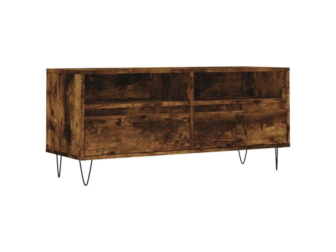 Tv Cabinet, Tv Cabinets Vidaxl Marrom Madeira Processada (n/a)