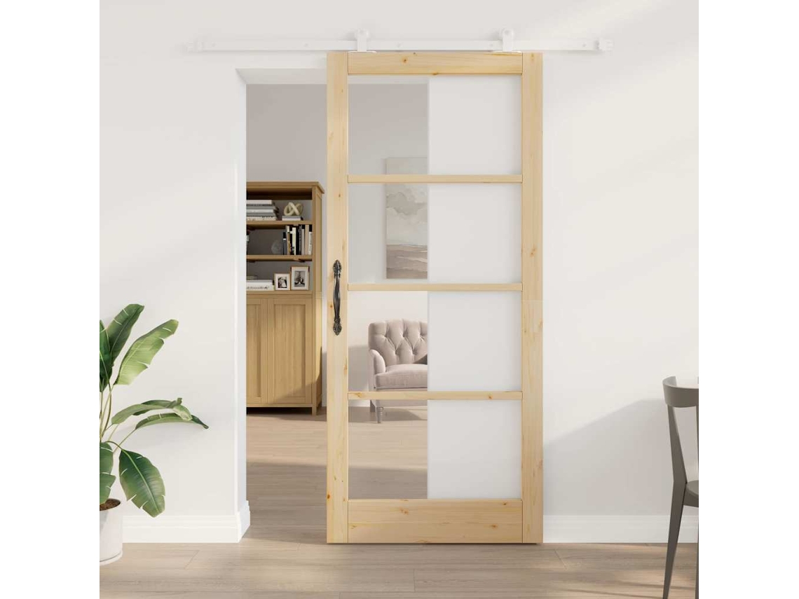 Vidaxl Porta Deslizante Orkdal 93 X 211 Cm Natural