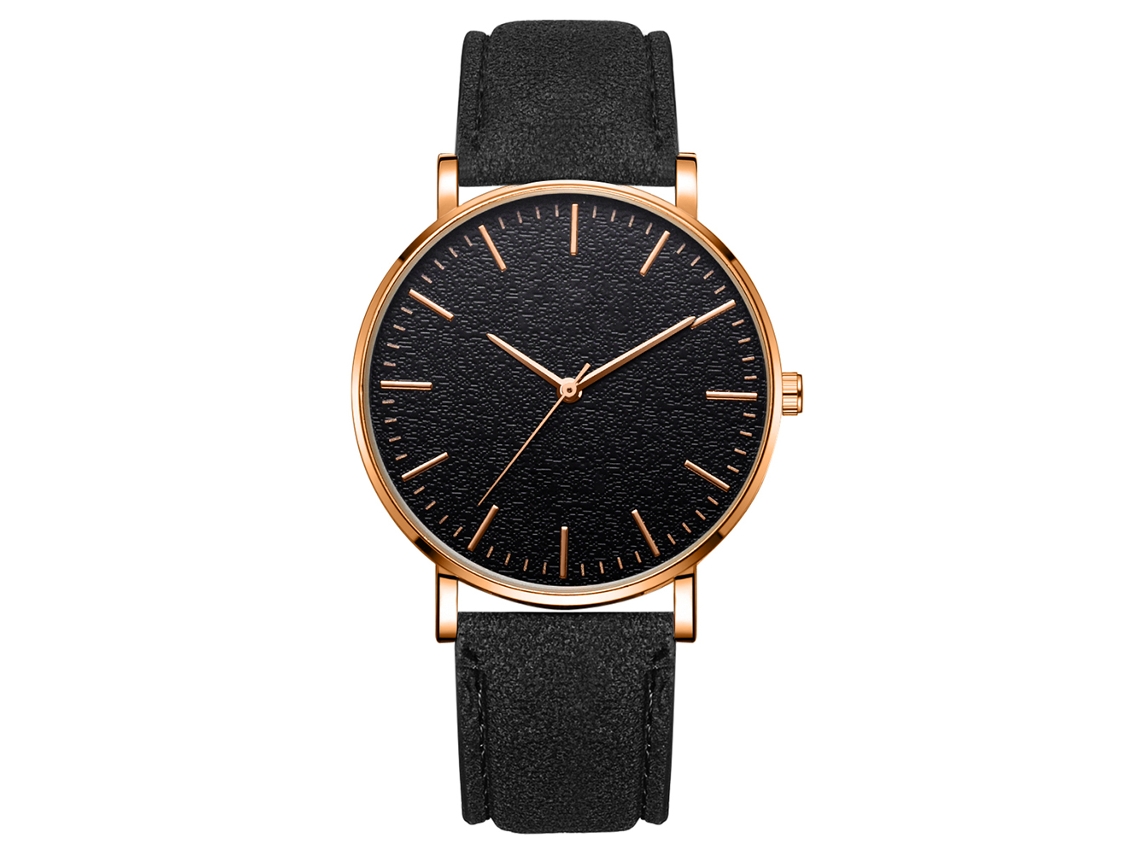 Reloj De Acero Redondo Cuarzo Analógico Moda Para Mujer Y Hombre
