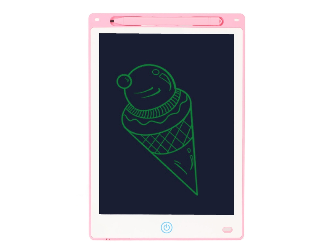 Tablet De Escrita Lcd 10 Polegadas, Desenho Com Tela Colorida, Quadro Rabiscos Para Aprendizado, Crianças E Adultos, Rosa. Aquaforge