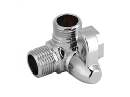 Válvula Divertida Latão G1/2 T Chuveiro Aço Inox