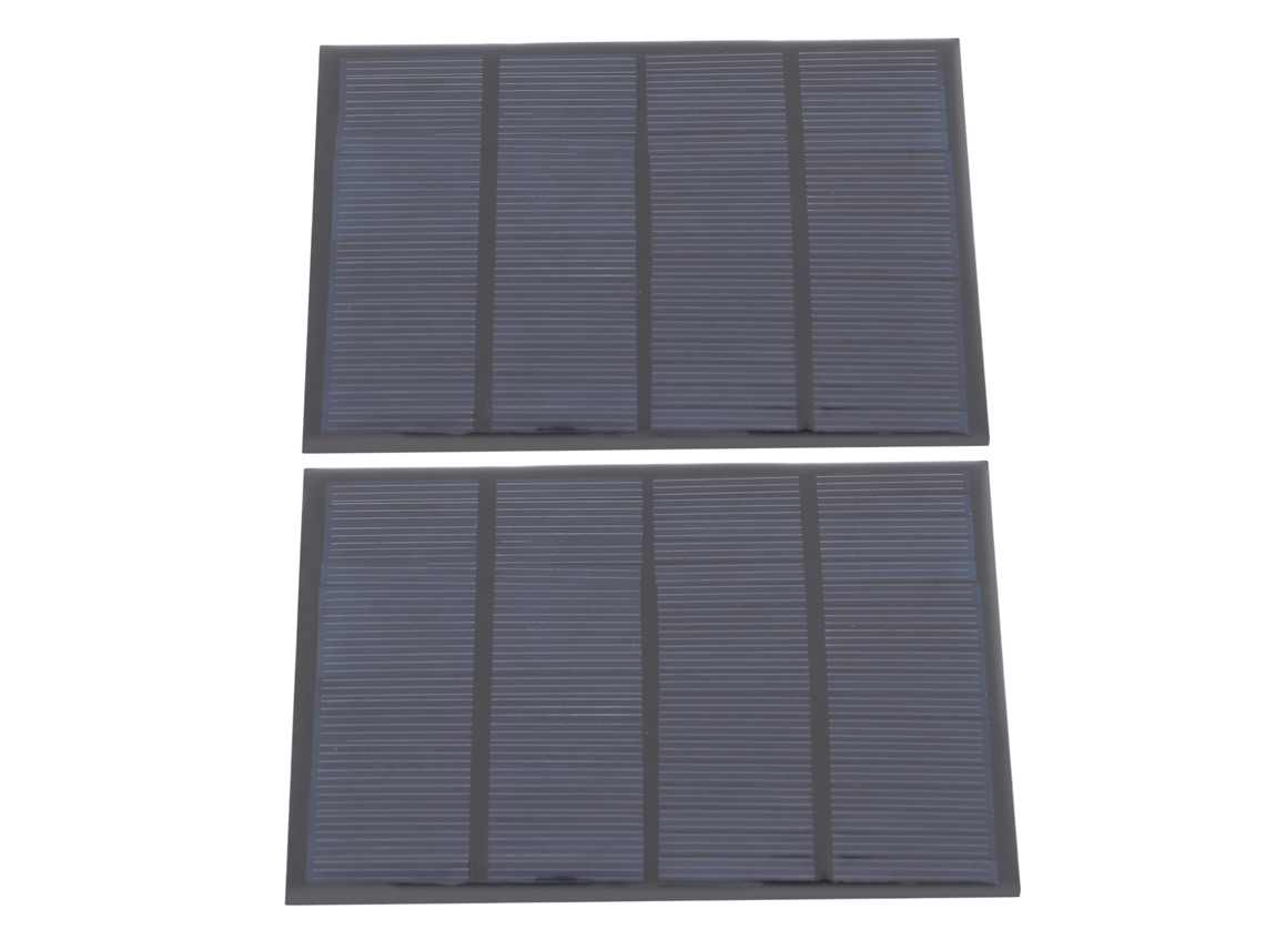 Painéis Solares De Epóxi 2 Unidades: Alta Taxa De Conversão, 18v 1.5w, Placa Mini De Alimentação