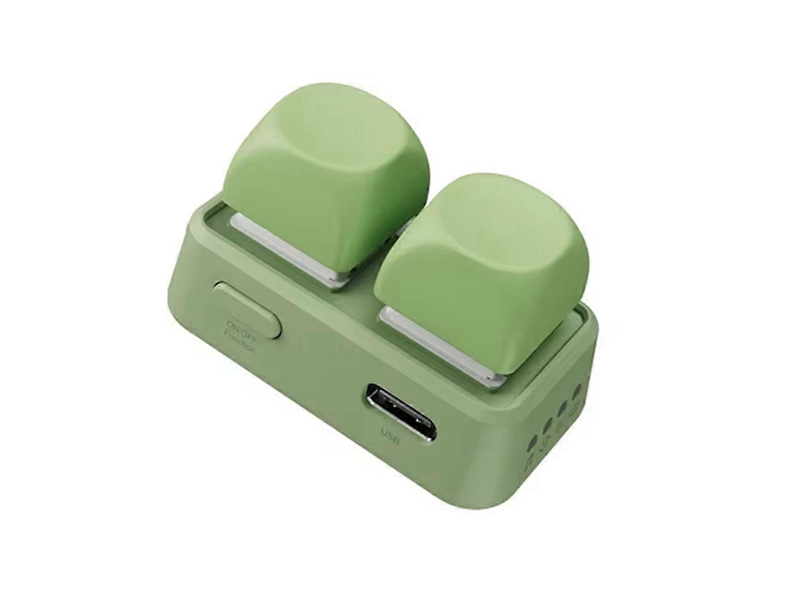 Controle Remoto Bluetooth Sem Fio Greennewest Com Teclado E Dois Botões Para Virar Páginas Em Leitores De E-books Kobo - Lazy Artifact Green