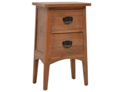 Bedside Cabinet, Bedside Cabinets Vidaxl Marrom Madeira De Abeto
