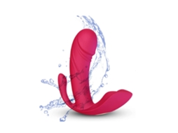 Calcinha Invisível Feminina App Dispositivo De Masturbação De Uso Remoto Carregamento Usb Brinquedos Sexuais Vermelho Yunzii