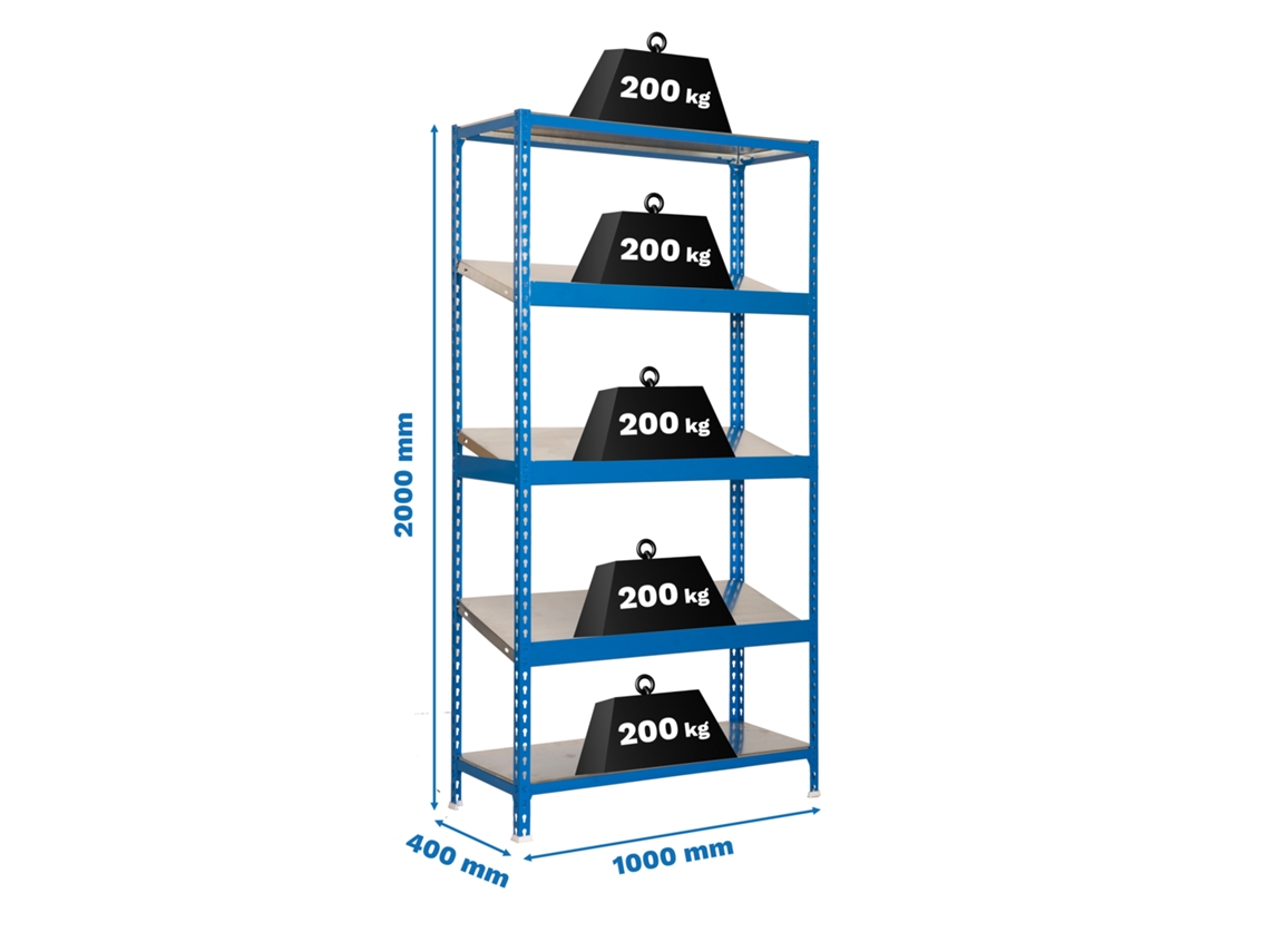 Garrafeira Metálica Simonexpo Plus 5/400-3 Blue/galva