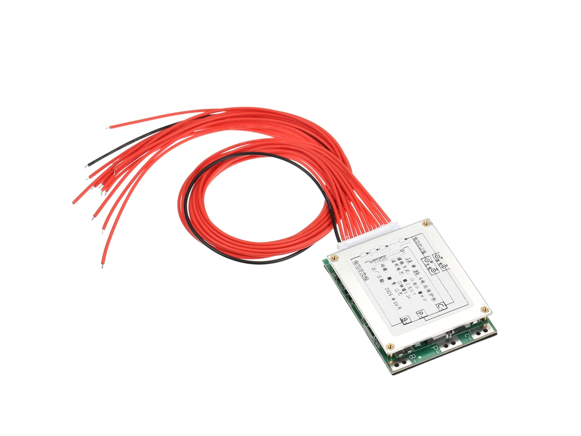 Placa Bms De Bateria De Lítio 13s 35a 48v Com Balanceamento