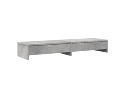 Monitor Stand, Monitor Stands Vidaxl Cinzeto Madeira Processada (100 X 27 X 15 Cm)
