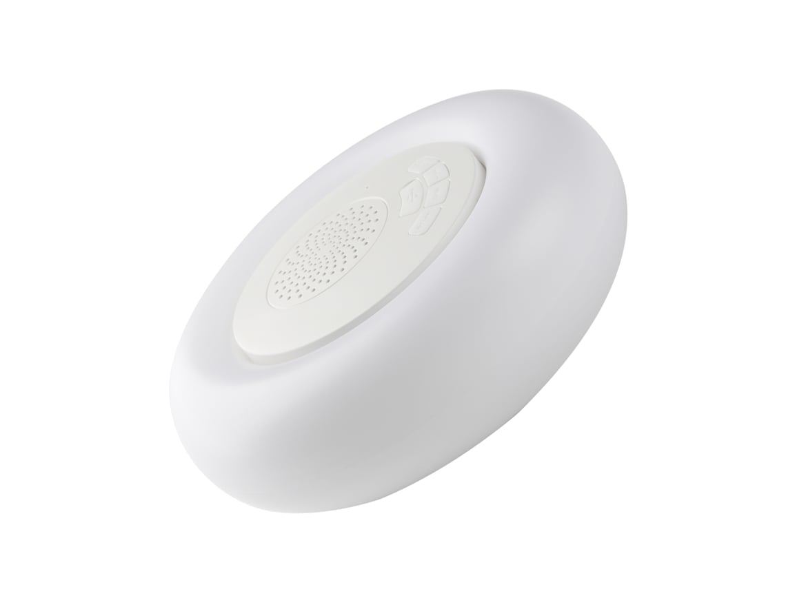 2026 altavoz Inalámbrico Flotante Impermeable com Luz Rgb de 8 Cores para Piscina Exterior Fonte Branca