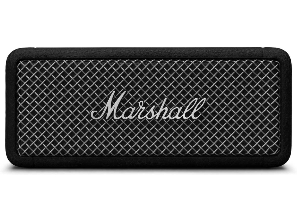 Coluna Bluetooth Marshall Emberton II Black and Steel (Autonomia: 30 horas - Preto)