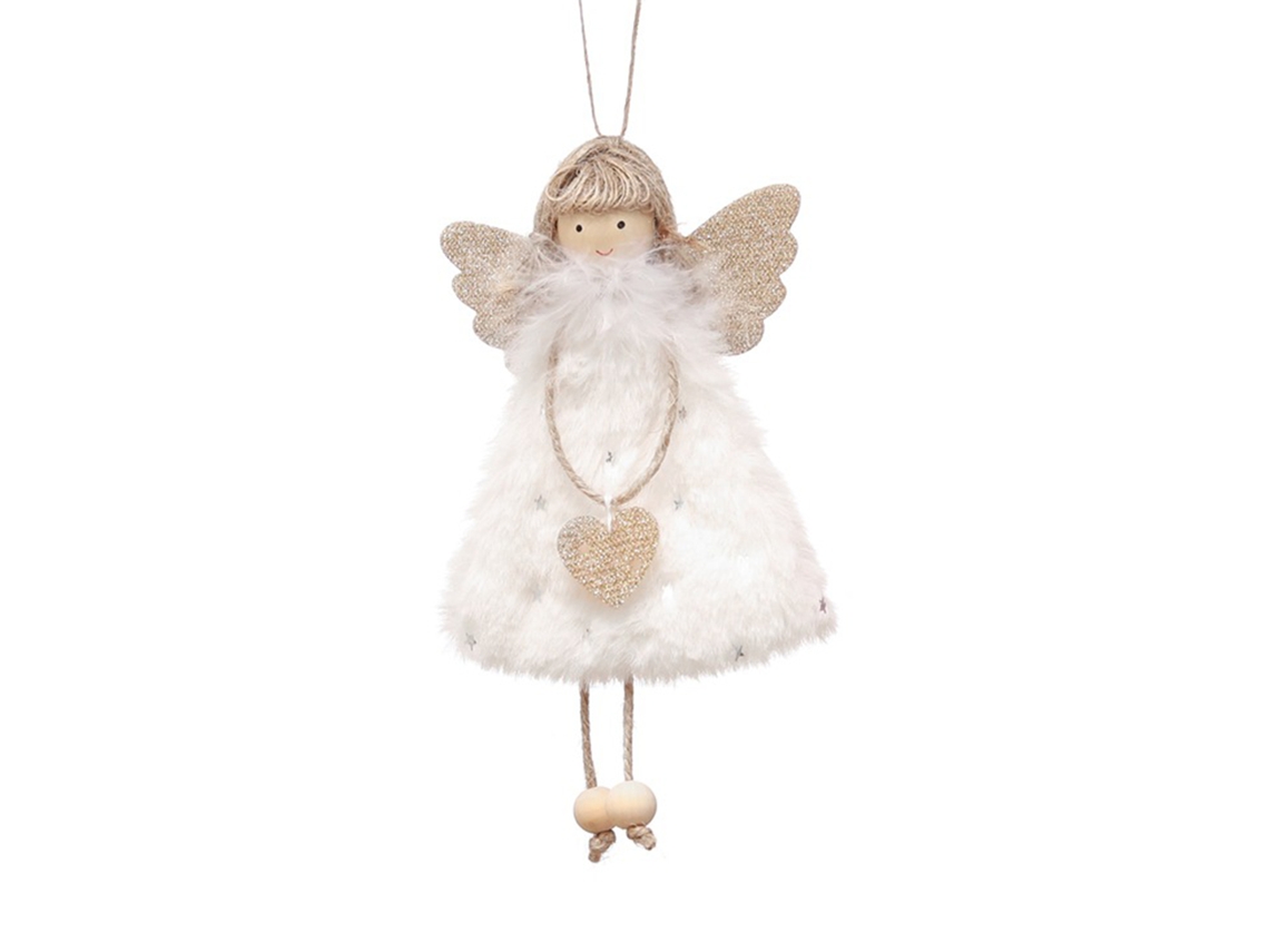 Decoração De Natal Laxiscreed Com Anjo E Pingente De Boneca Para Câmara Festiva