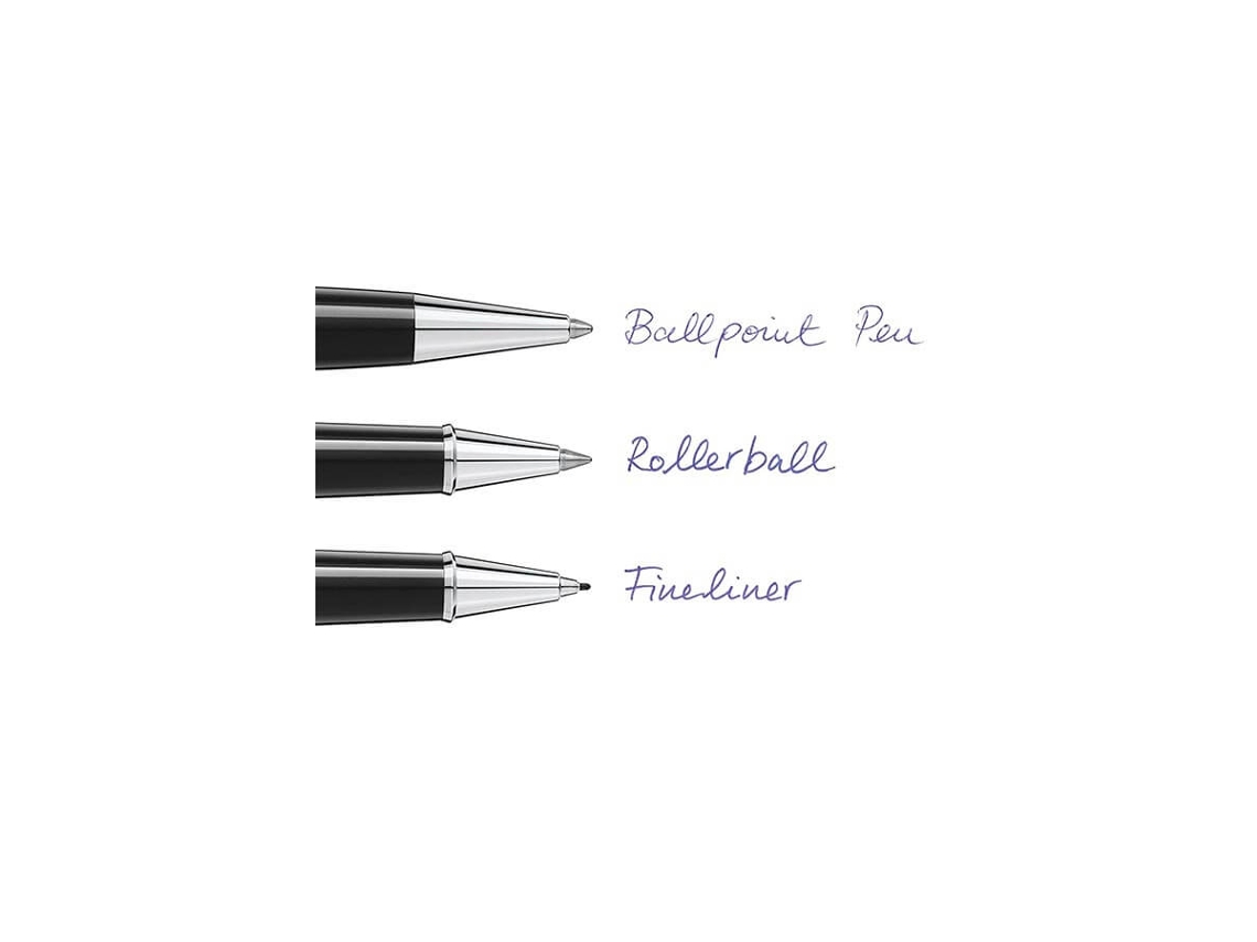 Pacote com 2 Recargas Rollerball Mystery Black Montblanc (m)