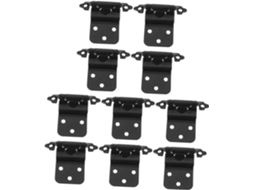Conjunto De 10 Dobradiças Americanas Ferro Com Mola Para Portas
