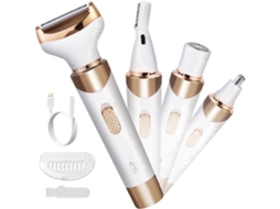 Aparador 4 Em 1 Feminino Recarregável Portátil, Depilação Facial, Axilas, Pernas E Zona Biquíni, Cuidados De Beleza Multifunções