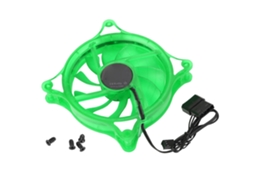 Fan-l17 Mini 120mm Led Halo Cooler Silencioso Para Computador Com Radiador Verde
