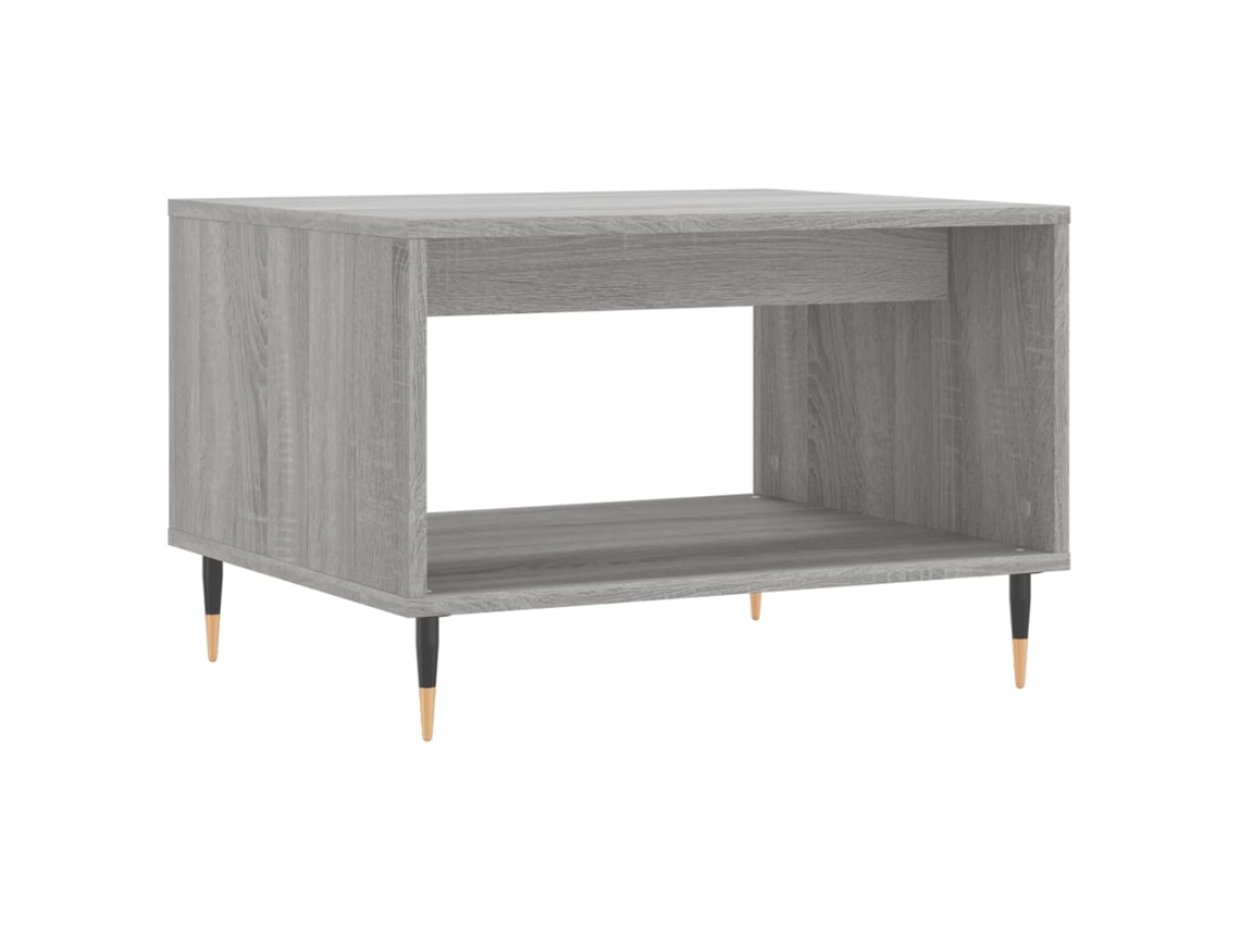 Mesa de Centro Derivados de Madeira Cinzento Sonoma MAISON EXCLUSIVE (60x50x40 cm)