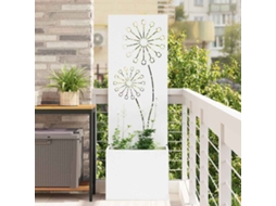 Vidaxl Tela De Privacidade Para Jardim Branco 50 X 32 X 150 Cm