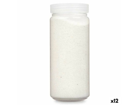 Areia decorativa Branco 700 g (12 Unidades)
