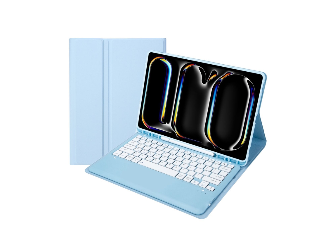 Teclado Bluetooth para Microsoft Surface Go XIAOMOYU, retroiluminação tricolor, preto com preto