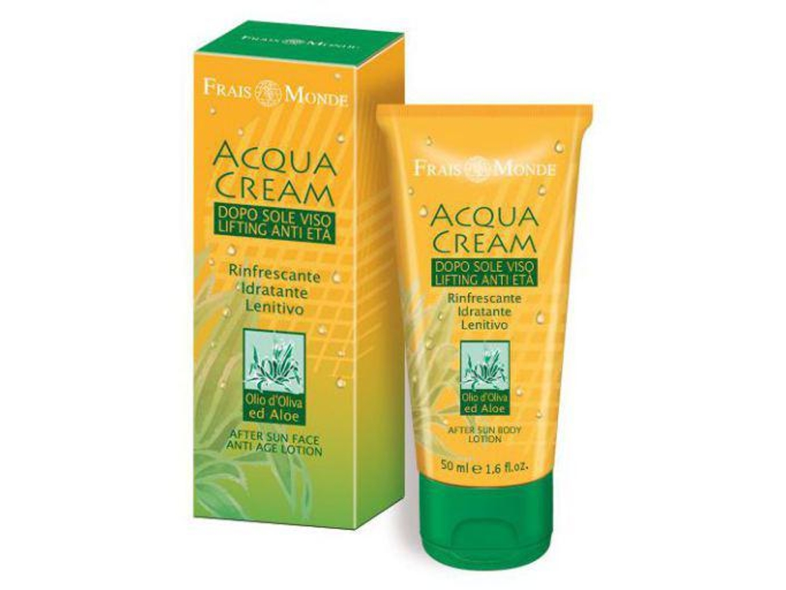 Frais Monde Acqua Creme Após Sun Enfrenta Elevação Anti-Idade Loção