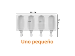 Forma de Silicone para Sorvete, Faça Você Mesmo Picolés Cremosos em Palito MDUG (s)