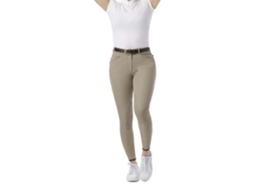 Calças Equitação Yolande Beige 40Equitheme