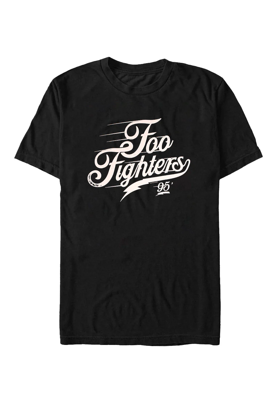 Size:s Rockinstone Foo Fighters - Script Logo - T-shirt Unisex Adults