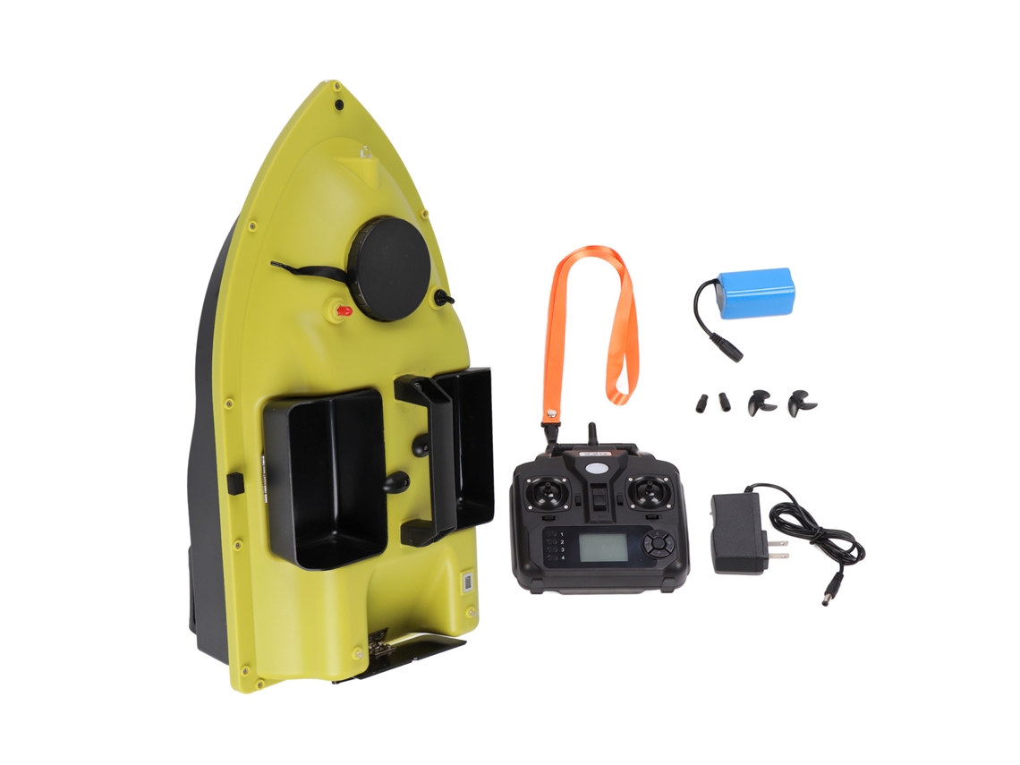 Embarcação de Isca de Pesca Rc com Retorno, Gps, Resistente a Impactos, Plugue Eua 100 240v