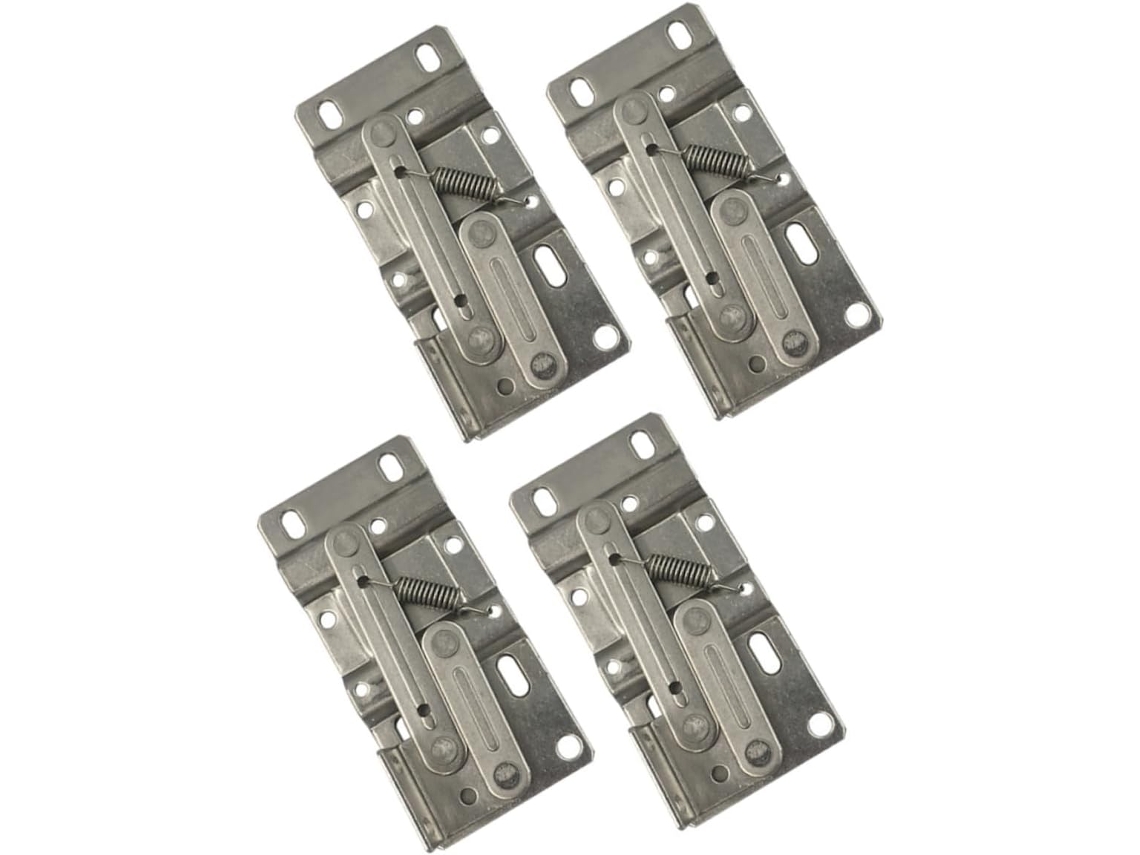 2 Pares De Dobradiças Mola Para Bandeja Basculante Com Abertura 45
