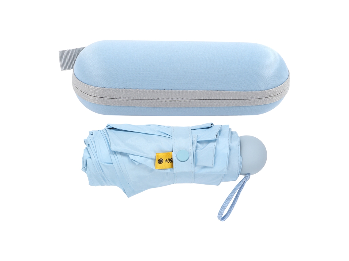 GUARDA SOL de Viagem Dobrável UV Proteção Portátil com Caixa Azul | S/MARCA