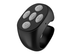 Controle remoto Bluetooth sem fio Slowmoose, controle remoto inteligente portátil multifuncional para virar páginas e assistir vídeos.