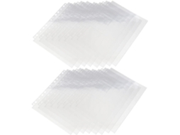 Healeved Pochettes Transparentes Pages Pour Rangement Cartes À Collectionner For Album Photo 50 E Plastique
