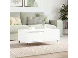 Vidaxl Mesa De Centro 90x50x36,5 Cm Derivados De Madeira Branco
