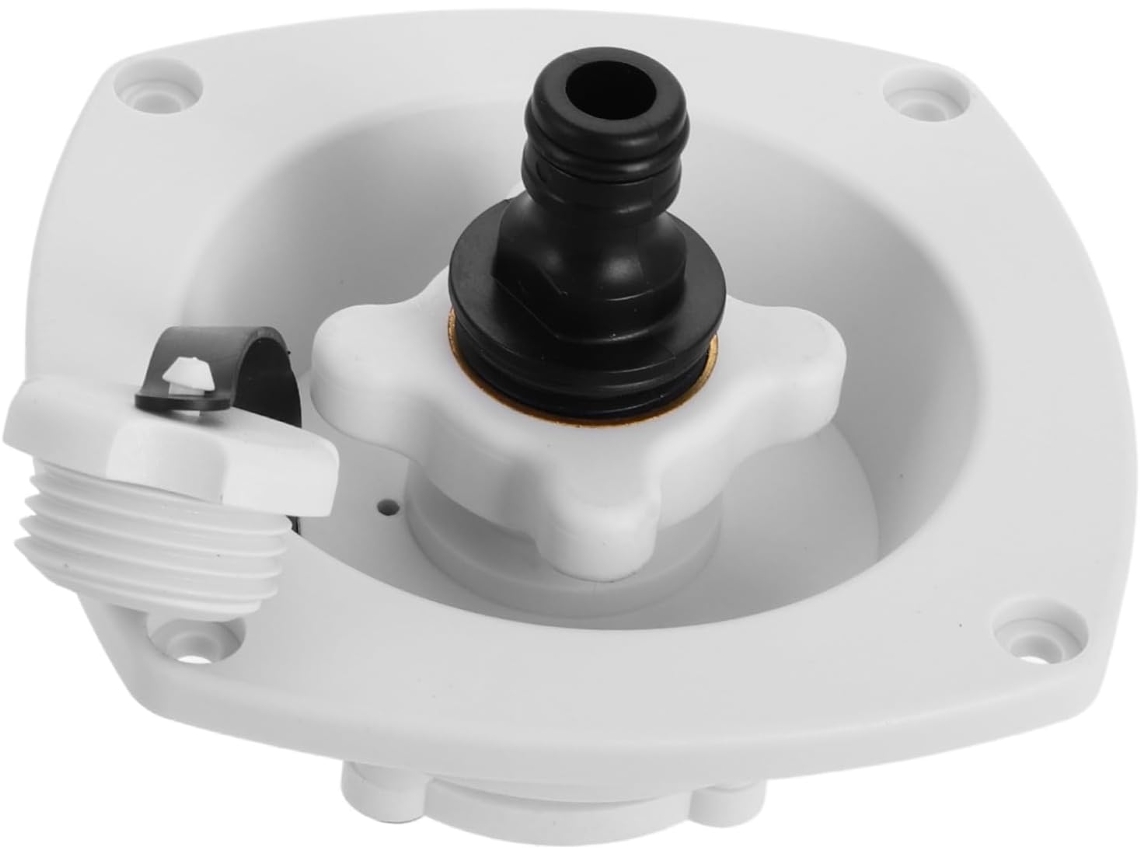 1 Conjunto de Tampa de Substituição para Adaptador de Entrada de Água para Carro de Camping