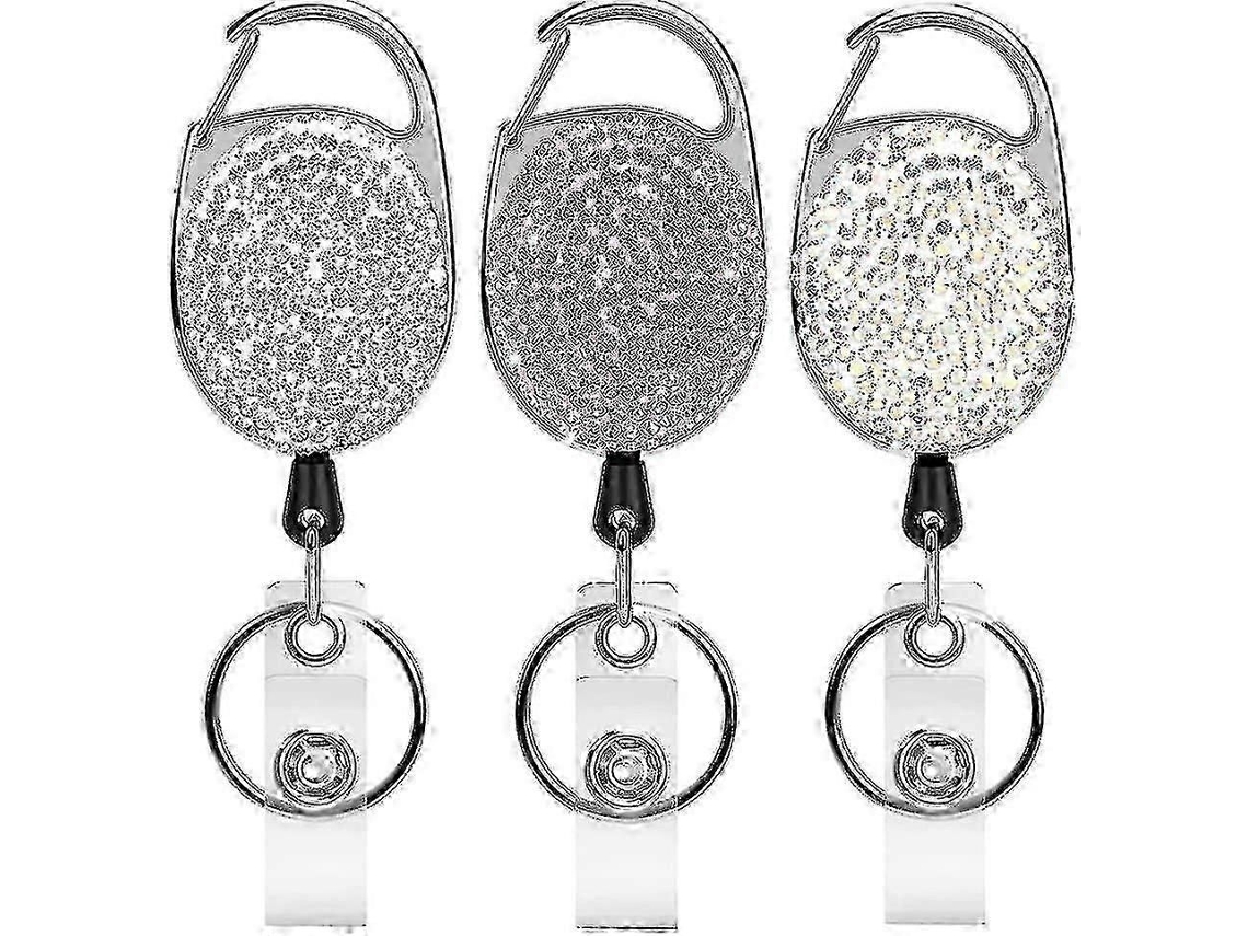 Chaveiro Retrátil Com Cordão Para Chaves E Porta-crachá Extensível.