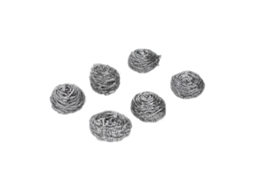 Cesto universal de talheres para máquina de lavar louça com 8 compartimentos em plástico cinza 24x14x12cm S/MARCA